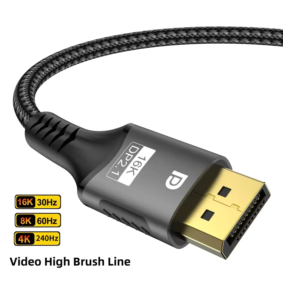 Supplier image showing listed DisplayPort display modes