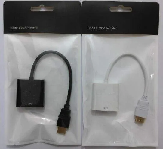 HDMI to VGA adapter retail packaging view