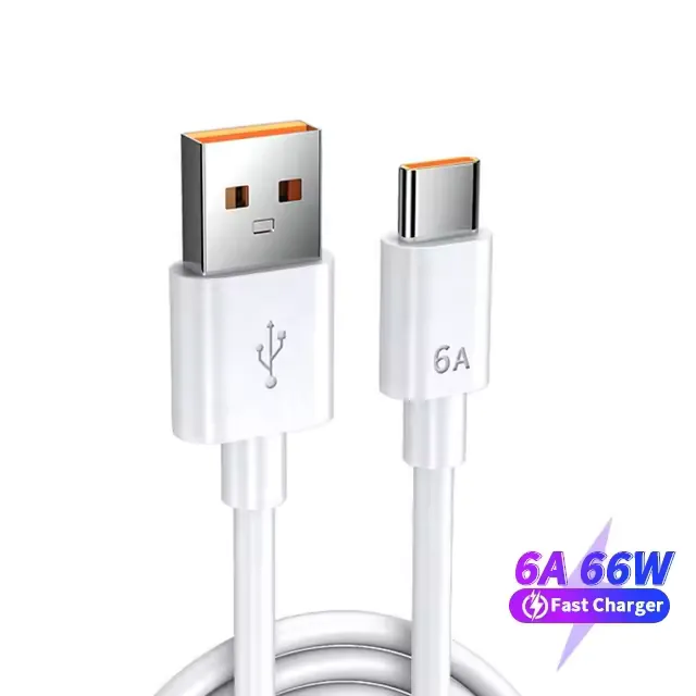 White USB-A to USB-C cable YBD-L421D shown on a white background