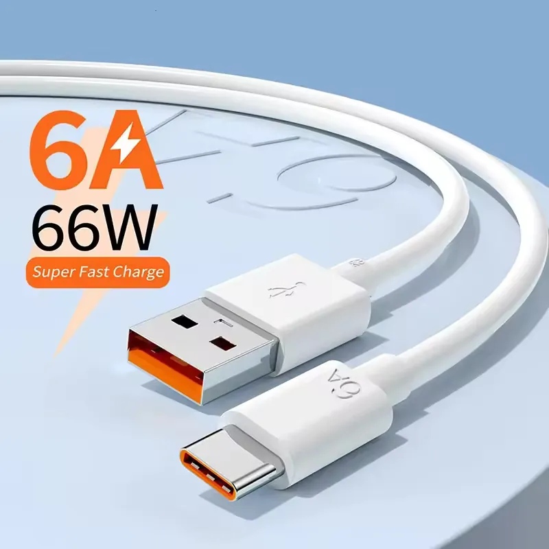 Supplier product image showing the white USB-A to USB-C cable