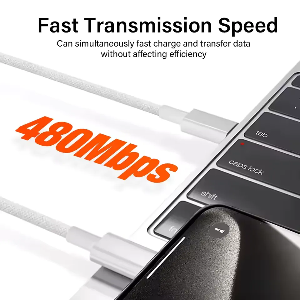 Supplier image illustrating charging and data transfer