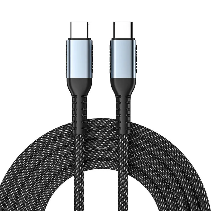 USB-C to USB-C braided cable product view