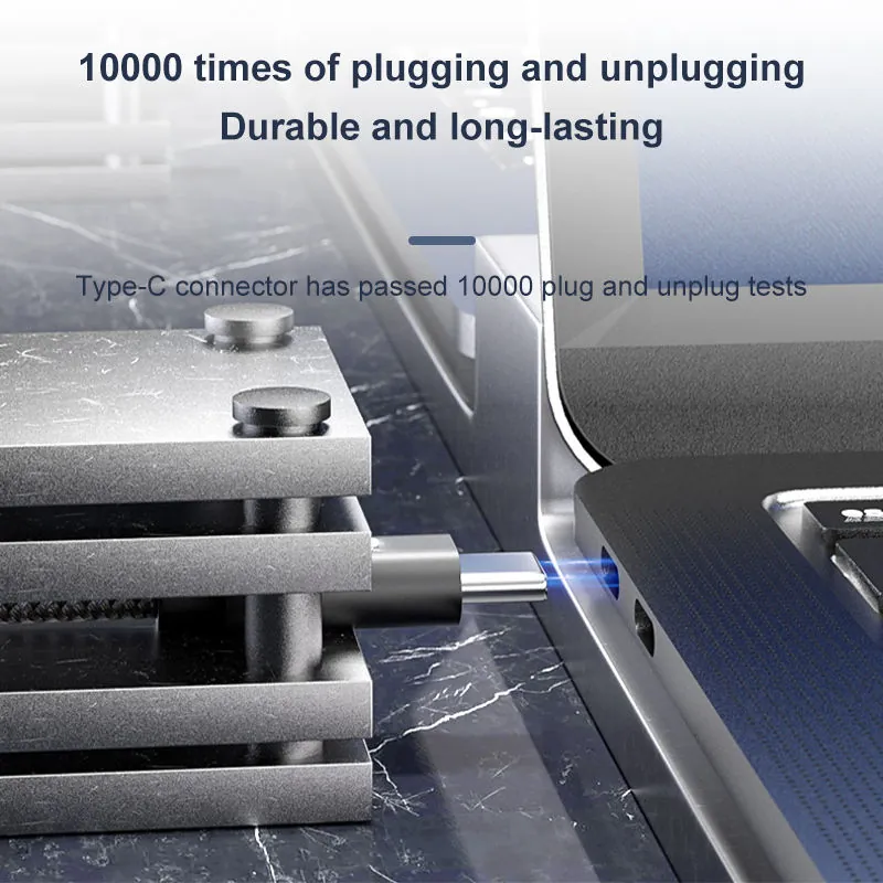 Supplier image showing Type-C connector 10000 plug and unplug test cue