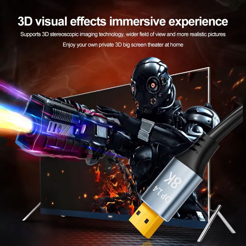 Supplier image showing DP cable 3D visual effects immersive experience cue